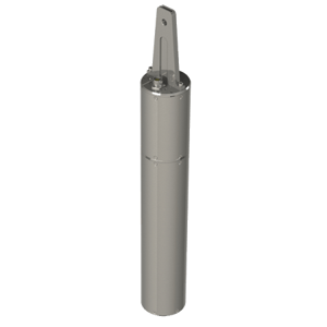 Stainless steel Cascadia 120 Slim Posthole standing upright