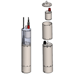 Diagrams of a two integration kits side by side, 1 normal and 1 exploded view