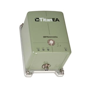 Green Titan EA with leveling bubble standing upright