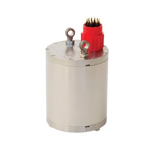 Stainless Steel Titan Posthole with read connector standing upright
