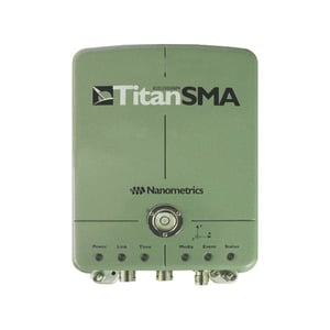 Green Titan SMA with leveling bubble standing upright