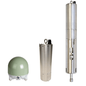 The vault, posthole and borehole Trillium 360 GSN series seismometers side by side