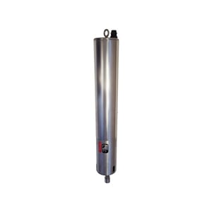 Stainless Steel Trillium 120 borehole variant standing upright